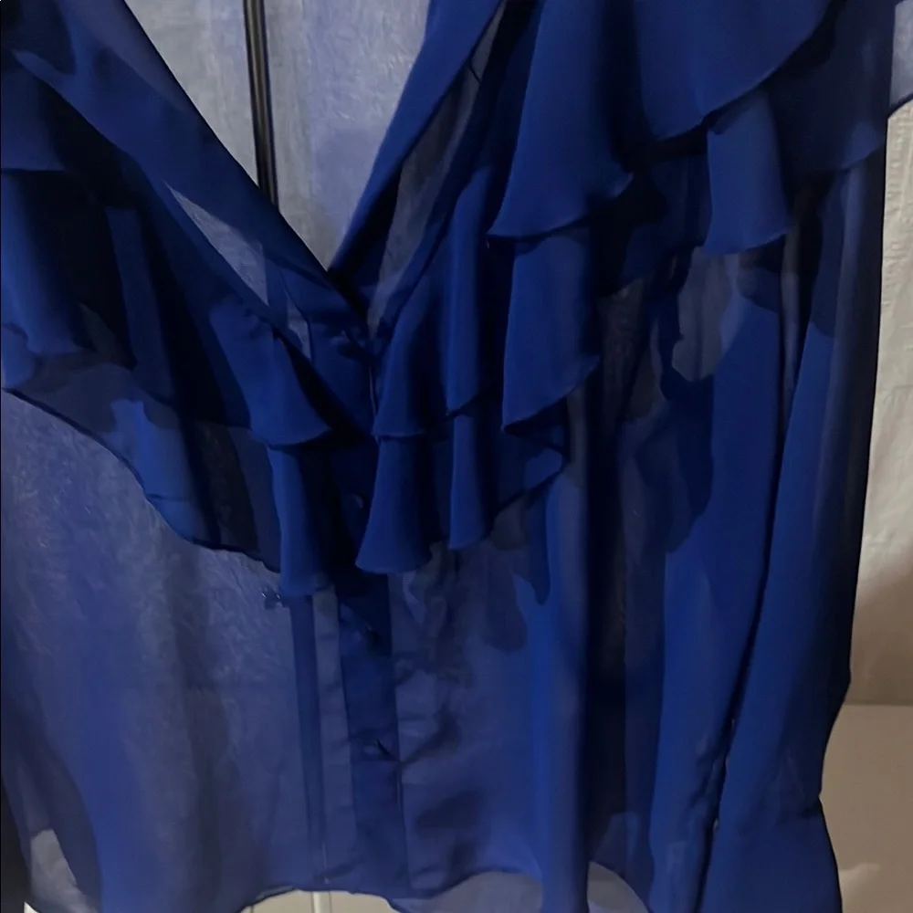 Zara Royal Blue Top - Picture 3 of 10